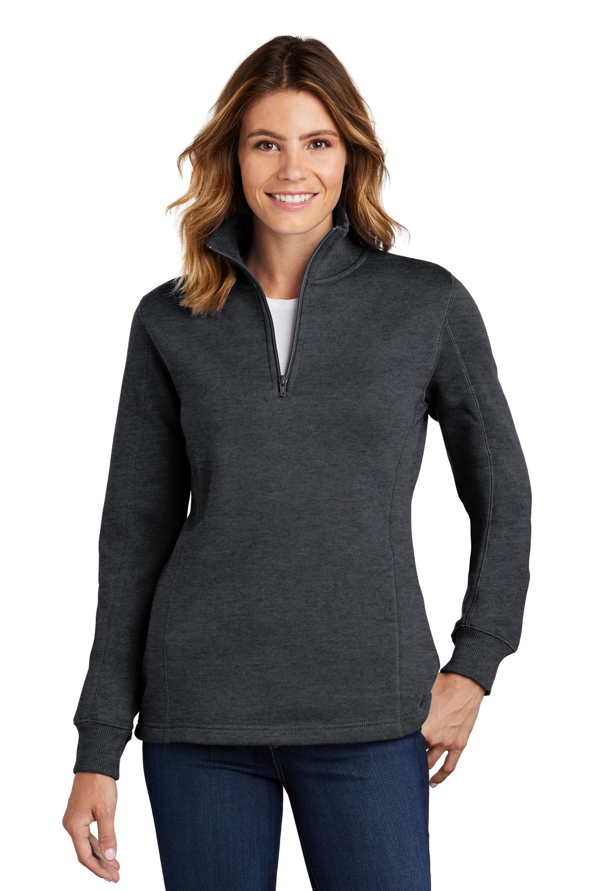 Sport-Tek ® Women's 1/4-Zip Sweatshirt. LST253