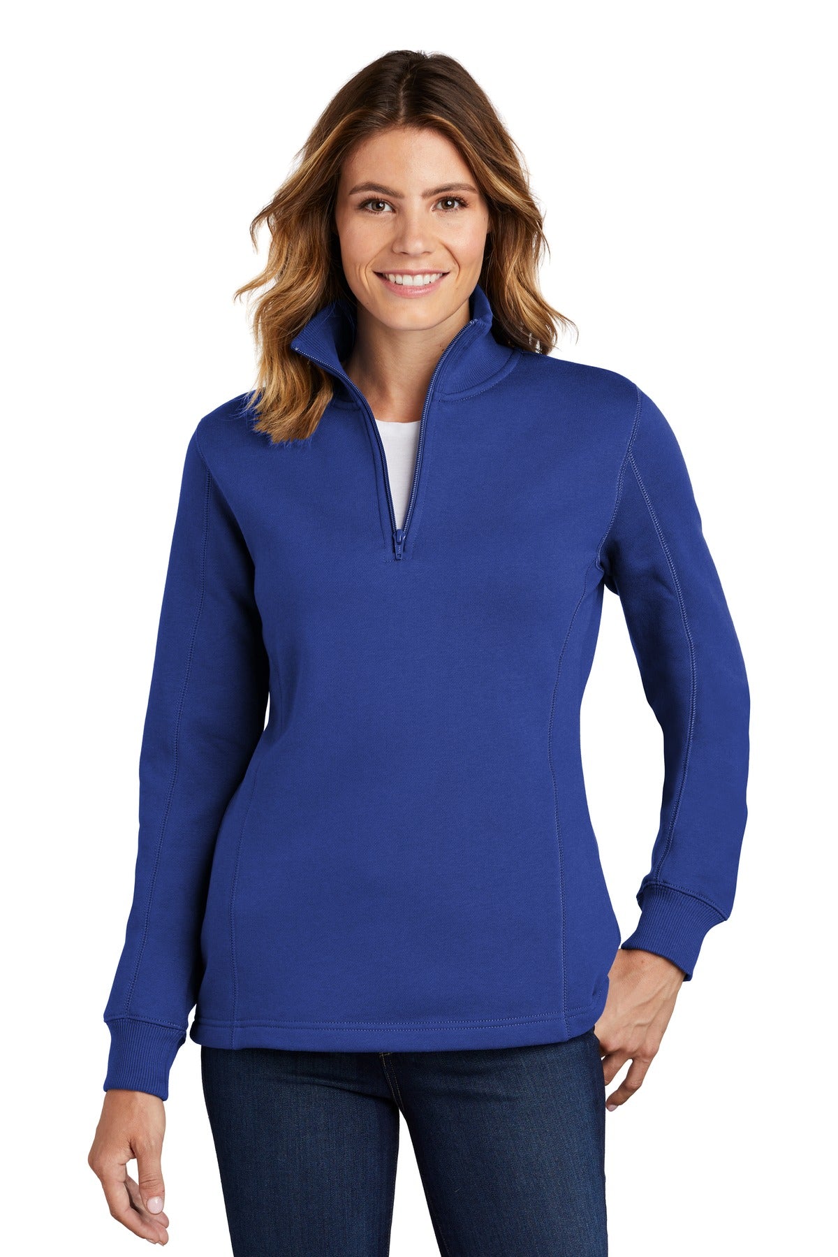Sport-Tek ® Women's 1/4-Zip Sweatshirt. LST253