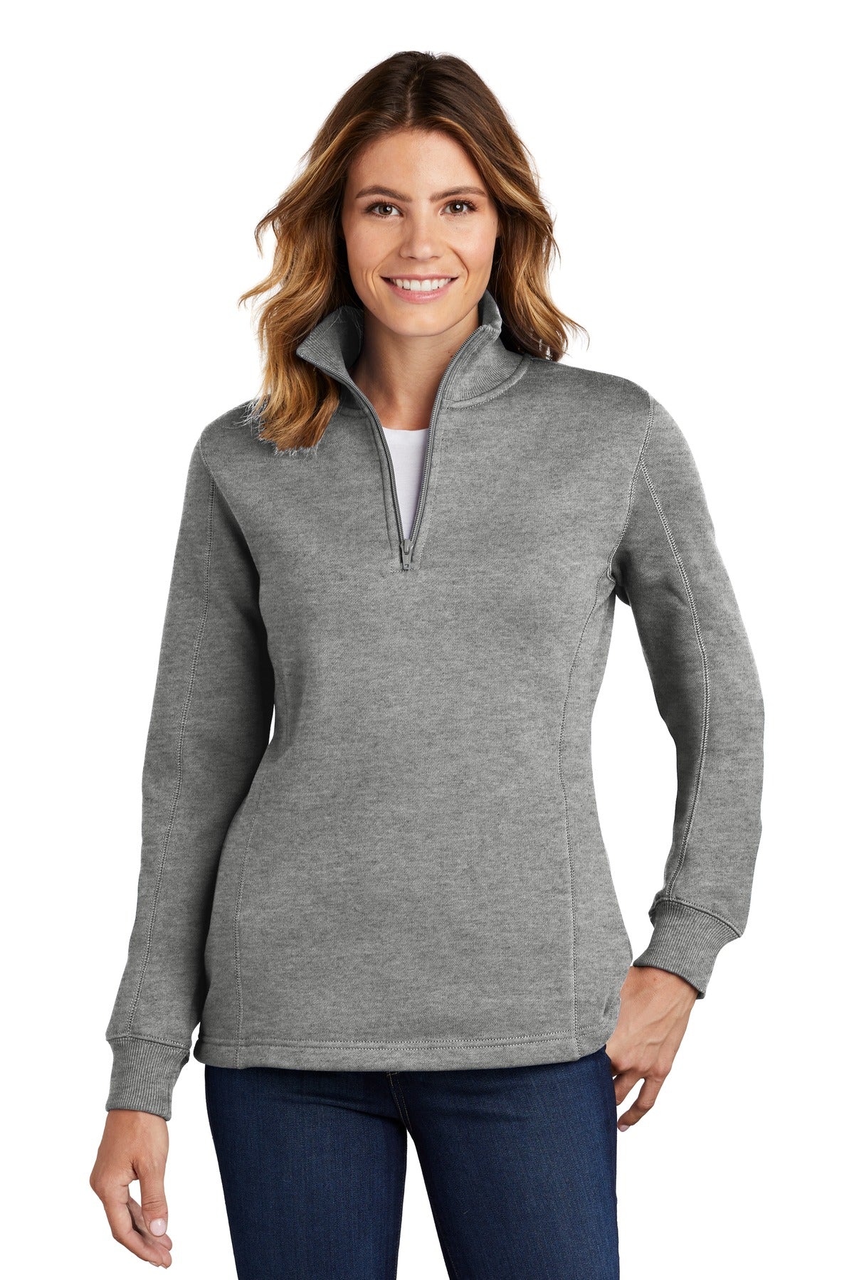 Sport-Tek ® Women's 1/4-Zip Sweatshirt. LST253