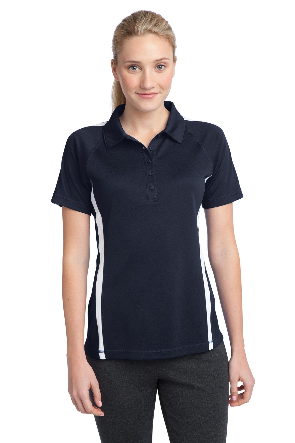 Sport-Tek ® Women's PosiCharge ® Micro-Mesh Colorblock Polo. LST685
