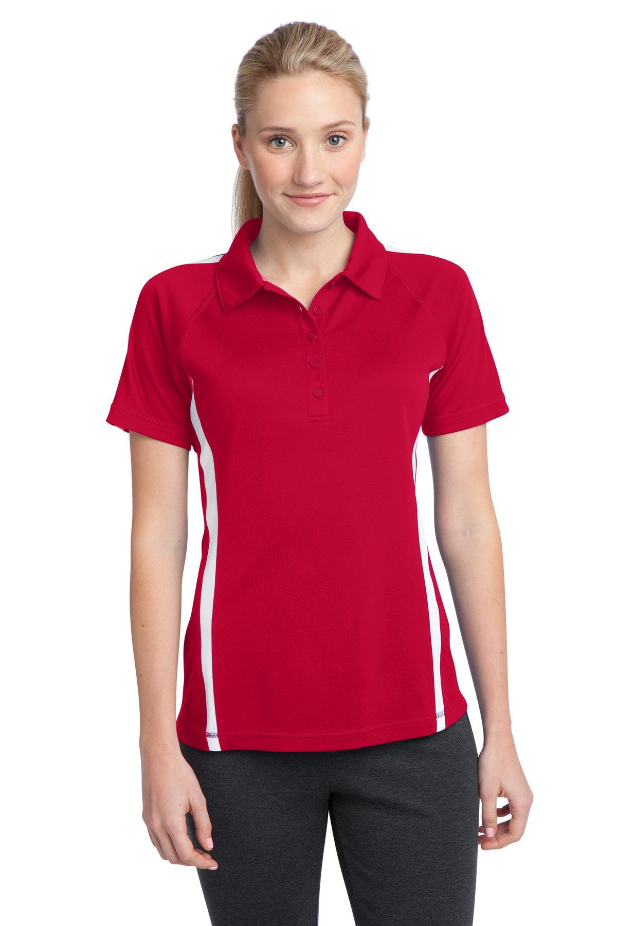 Sport-Tek ® Women's PosiCharge ® Micro-Mesh Colorblock Polo. LST685