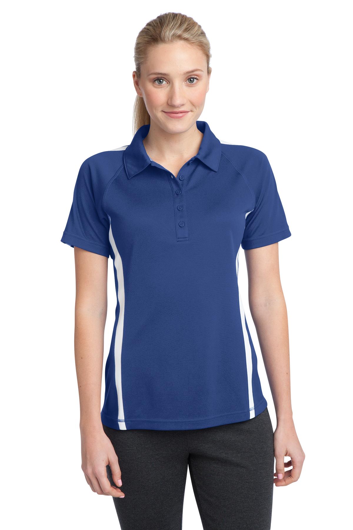 Sport-Tek ® Women's PosiCharge ® Micro-Mesh Colorblock Polo. LST685