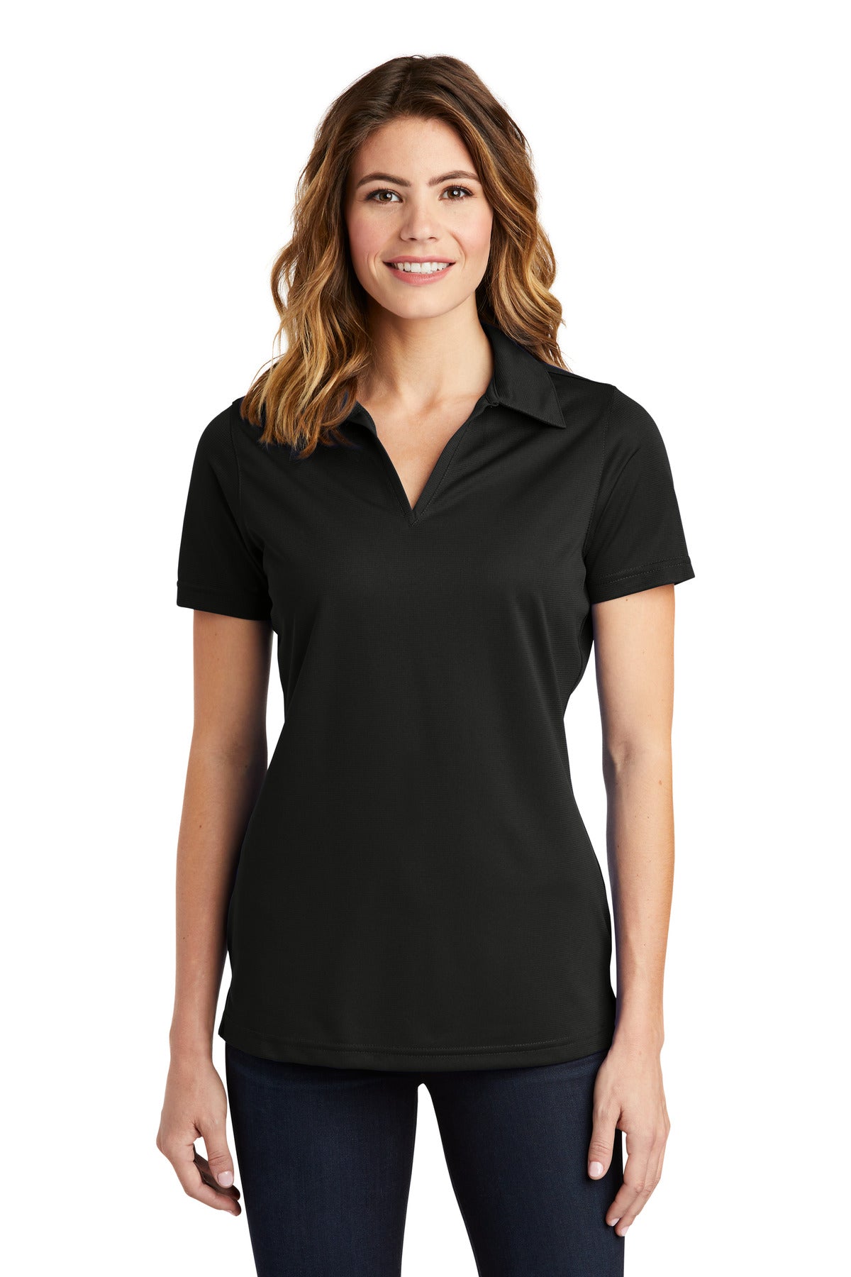 Sport-Tek ® Women's PosiCharge ® Active Textured Polo. LST690