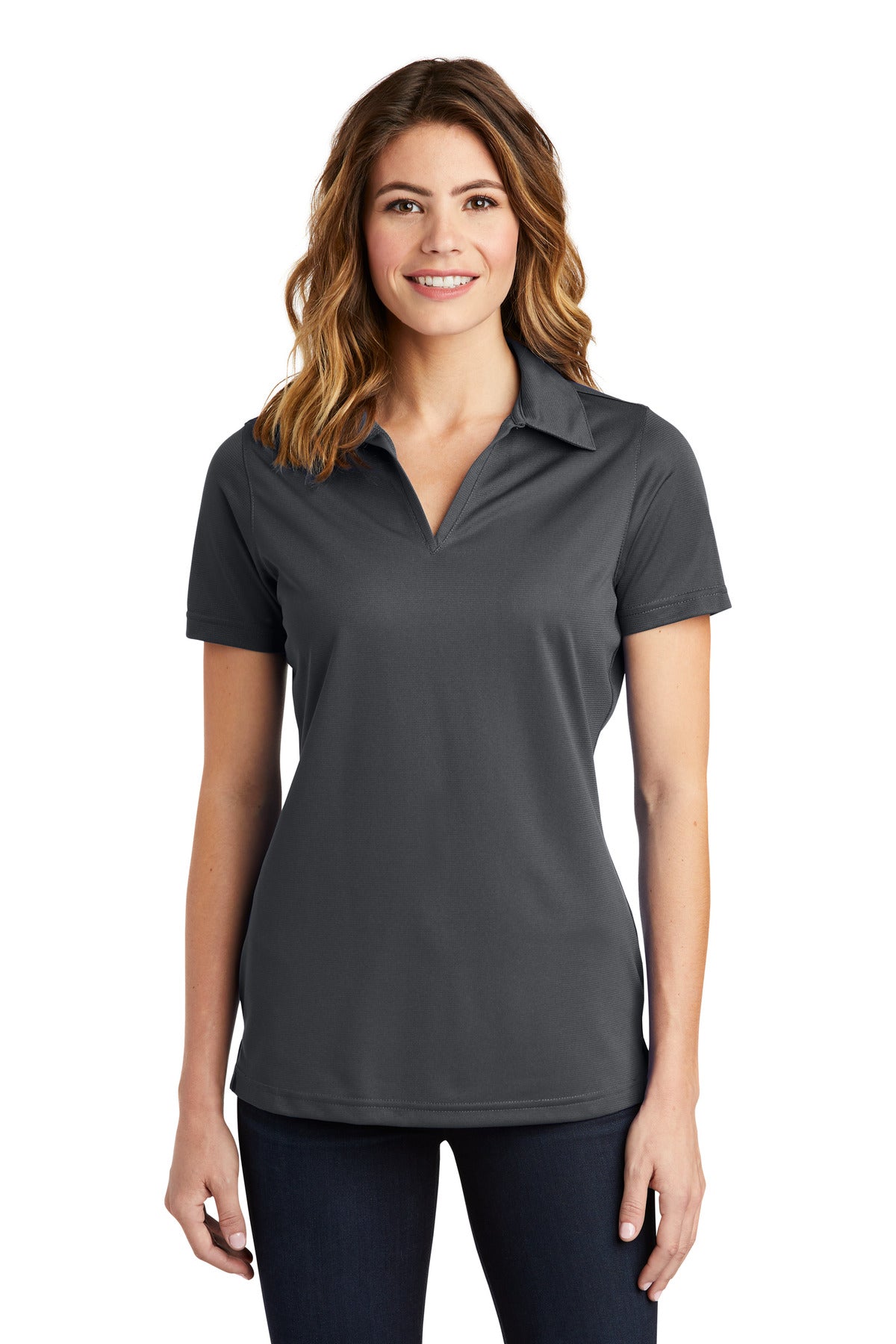 Sport-Tek ® Women's PosiCharge ® Active Textured Polo. LST690