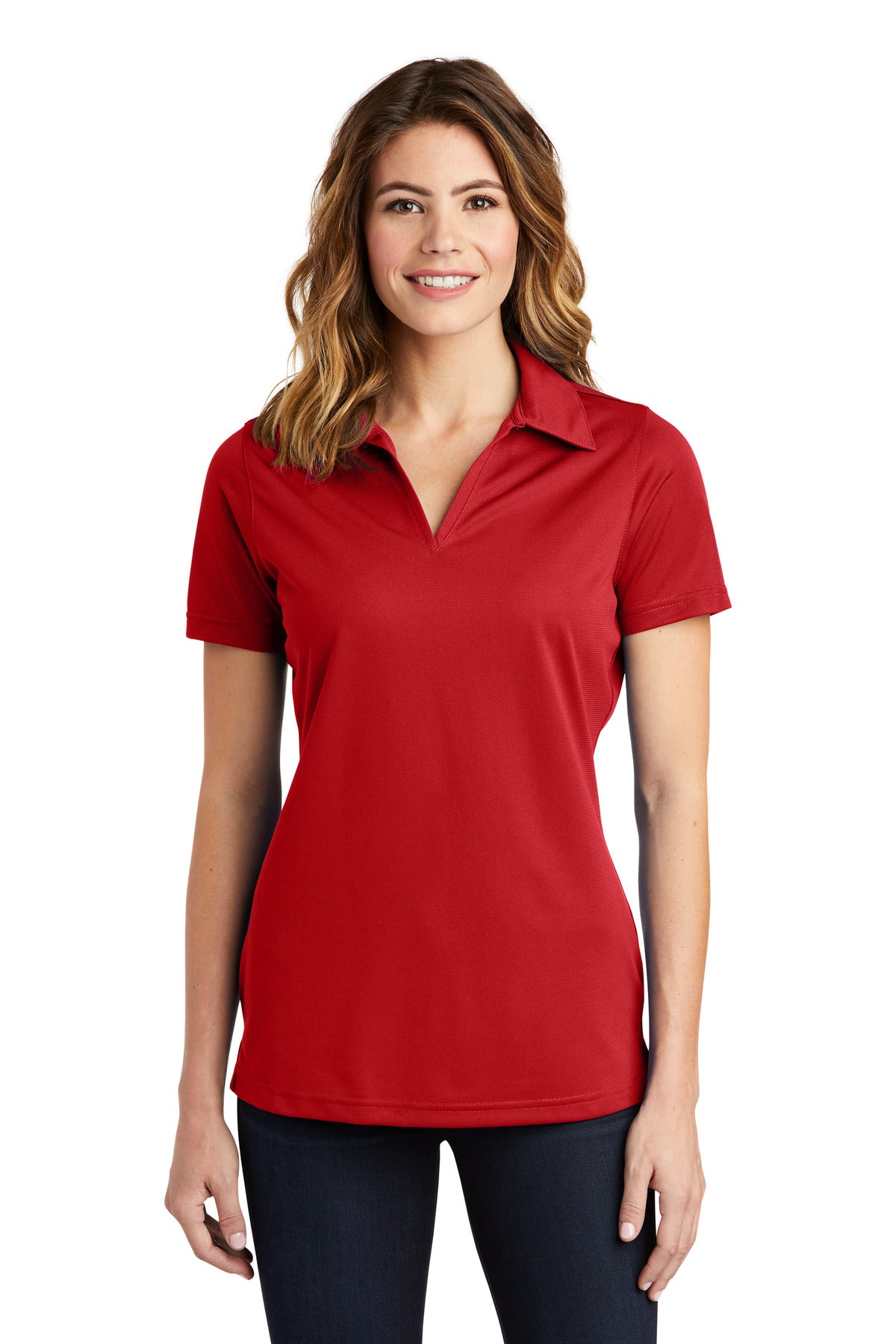 Sport-Tek ® Women's PosiCharge ® Active Textured Polo. LST690
