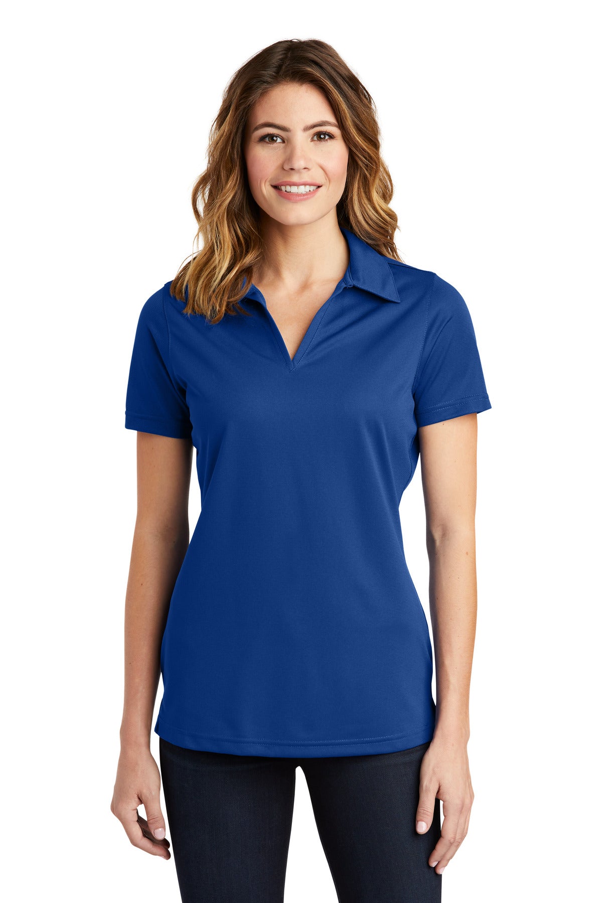 Sport-Tek ® Women's PosiCharge ® Active Textured Polo. LST690