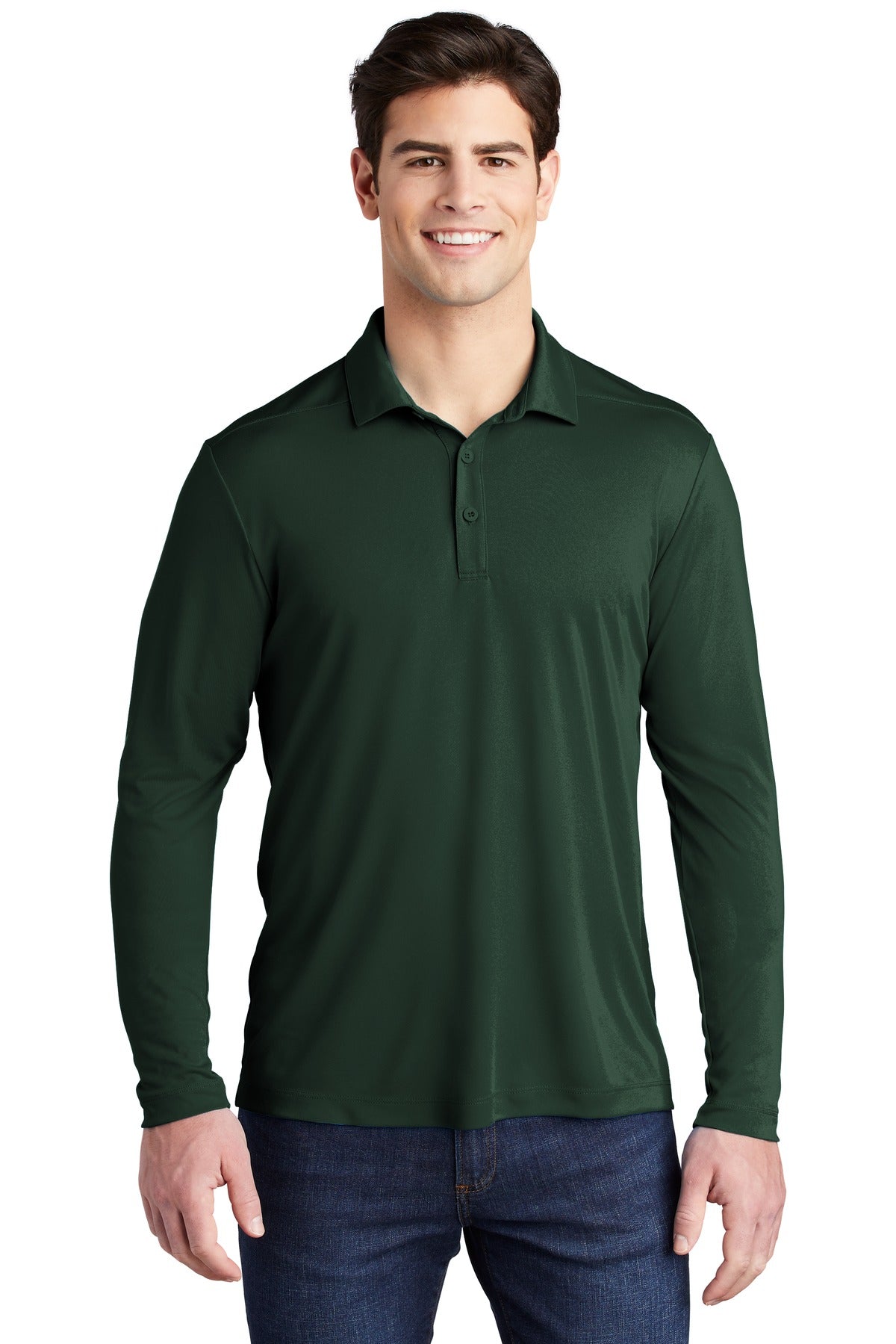 Sport-Tek ® Posi-UV ® Pro Long Sleeve Polo. ST520LS