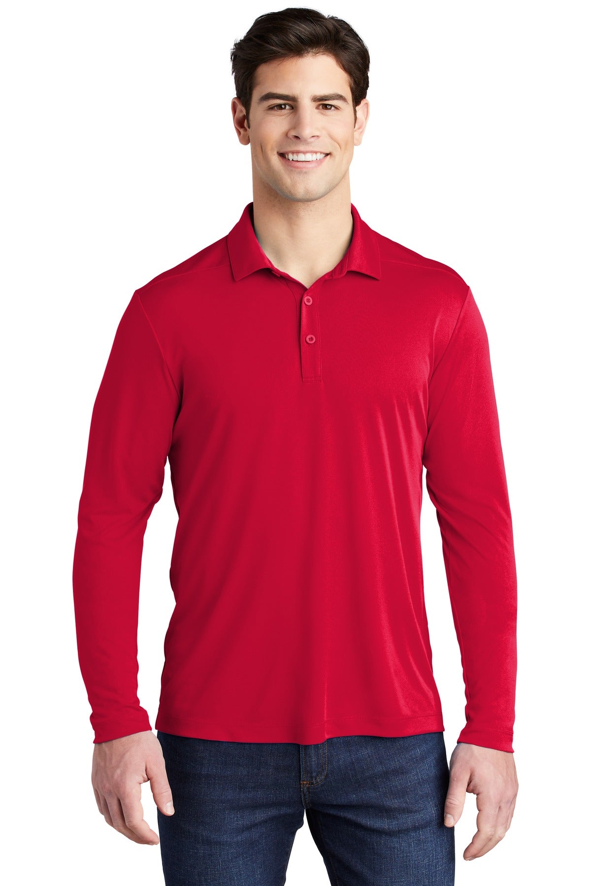 Sport-Tek ® Posi-UV ® Pro Long Sleeve Polo. ST520LS