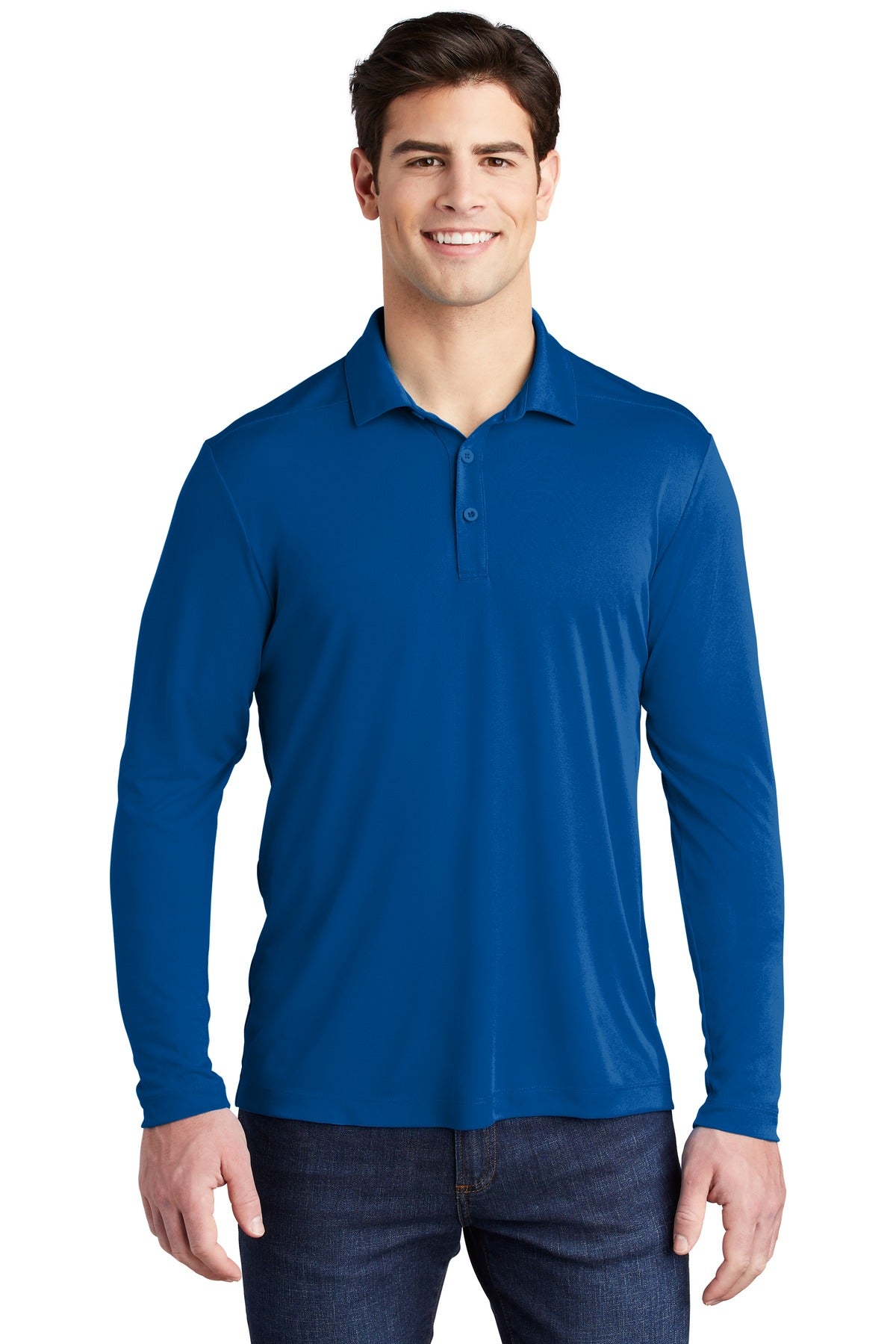 Sport-Tek ® Posi-UV ® Pro Long Sleeve Polo. ST520LS