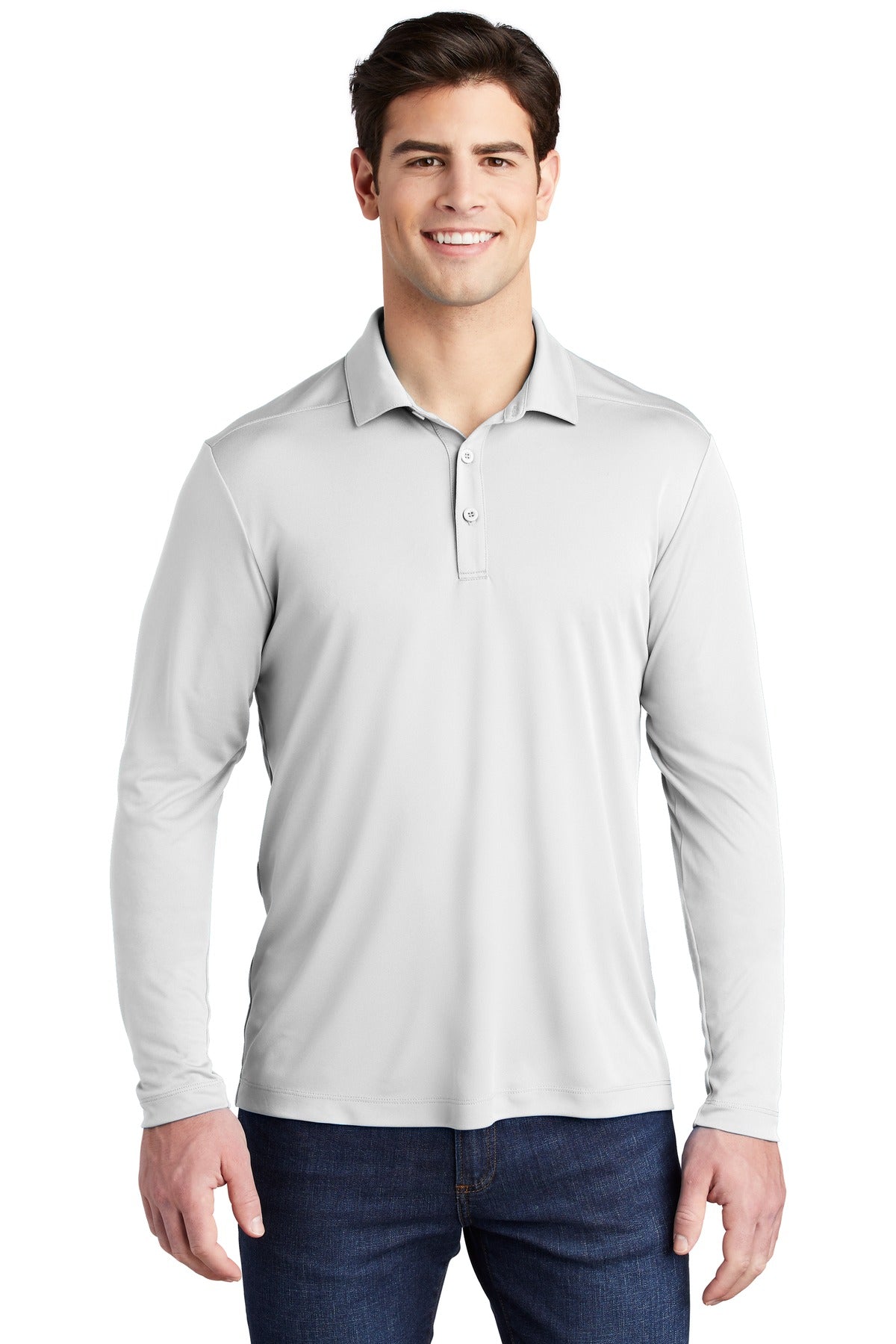 Sport-Tek ® Posi-UV ® Pro Long Sleeve Polo. ST520LS