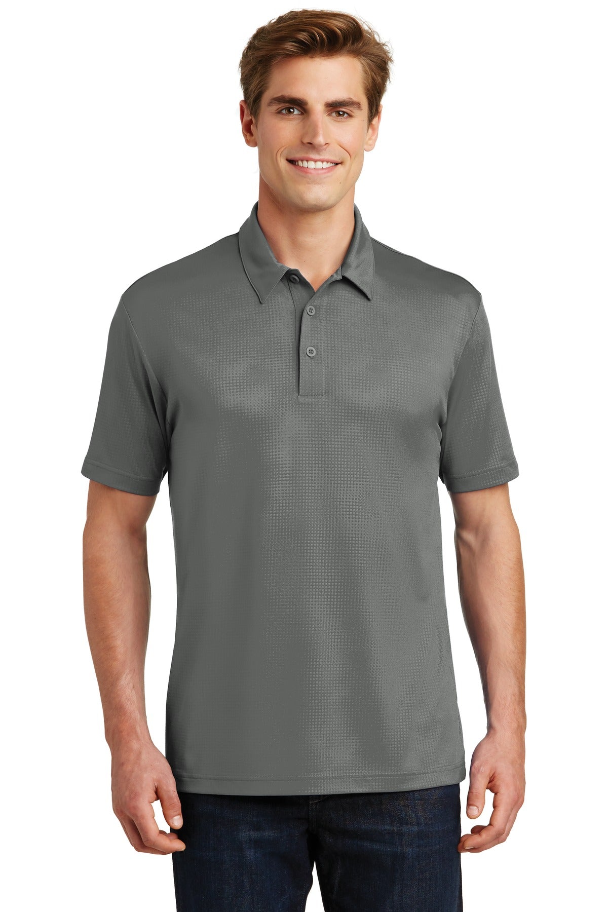 Sport-Tek ® Embossed PosiCharge ® Tough Polo ® . ST630