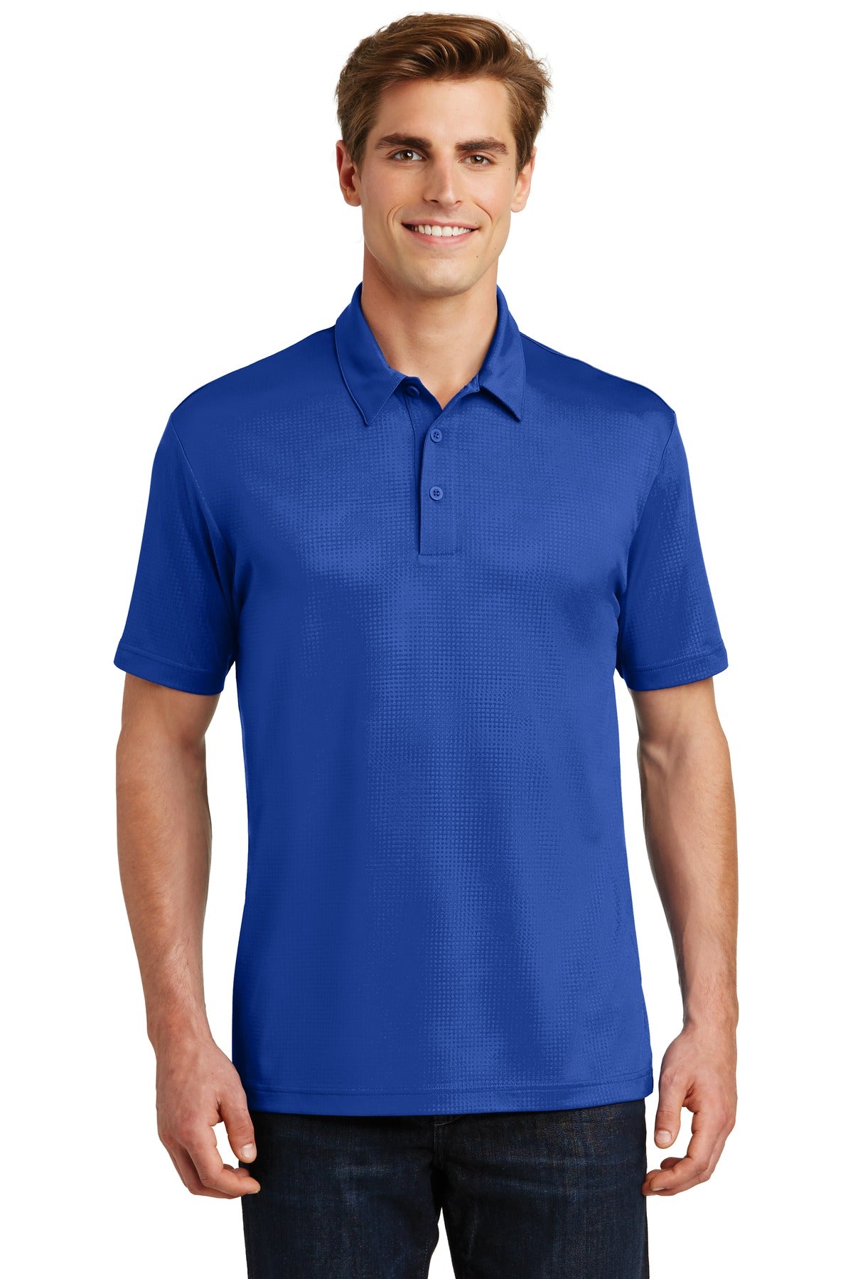 Sport-Tek ® Embossed PosiCharge ® Tough Polo ® . ST630