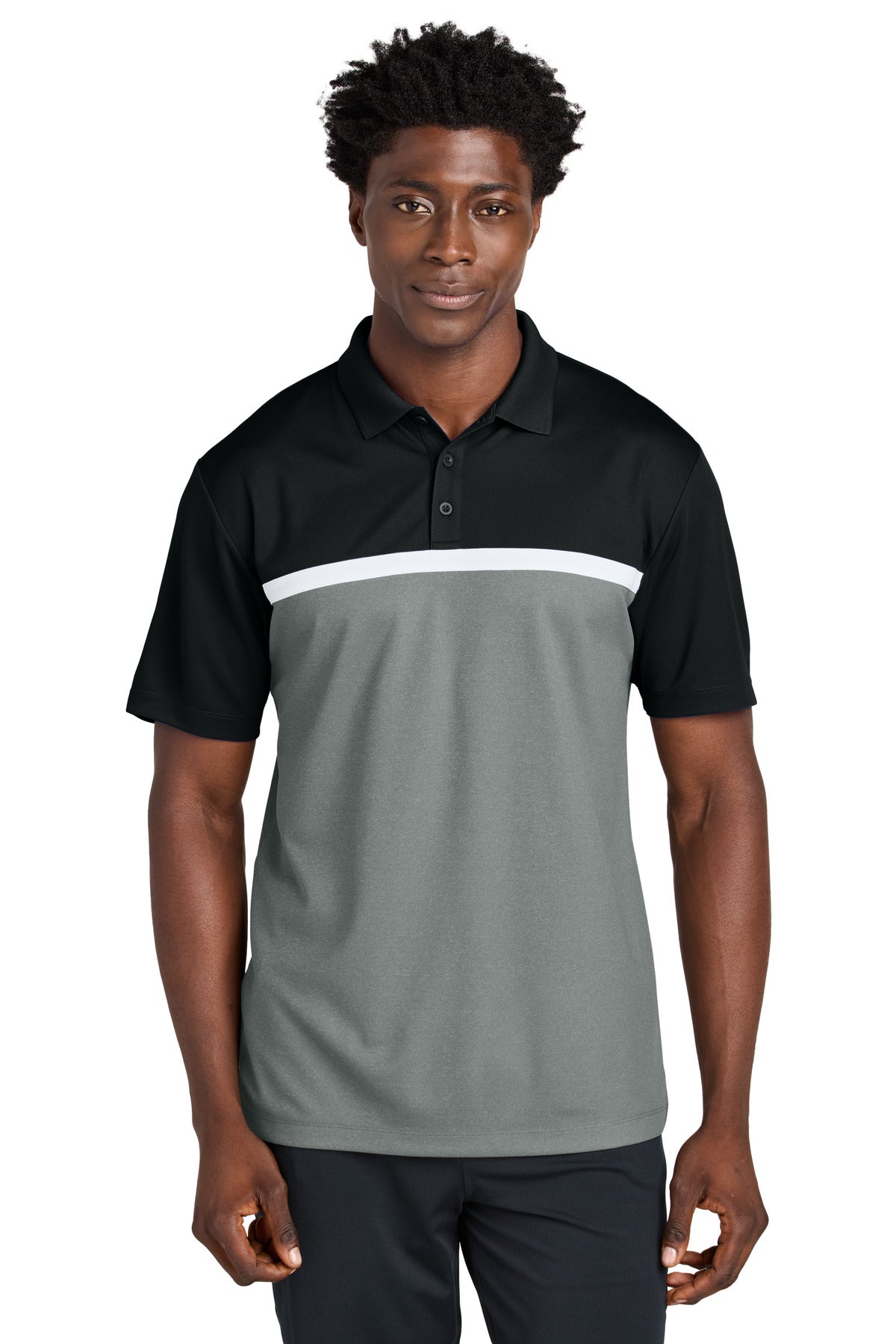 Sport-Tek ® UV Micropique Colorblock Polo ST741