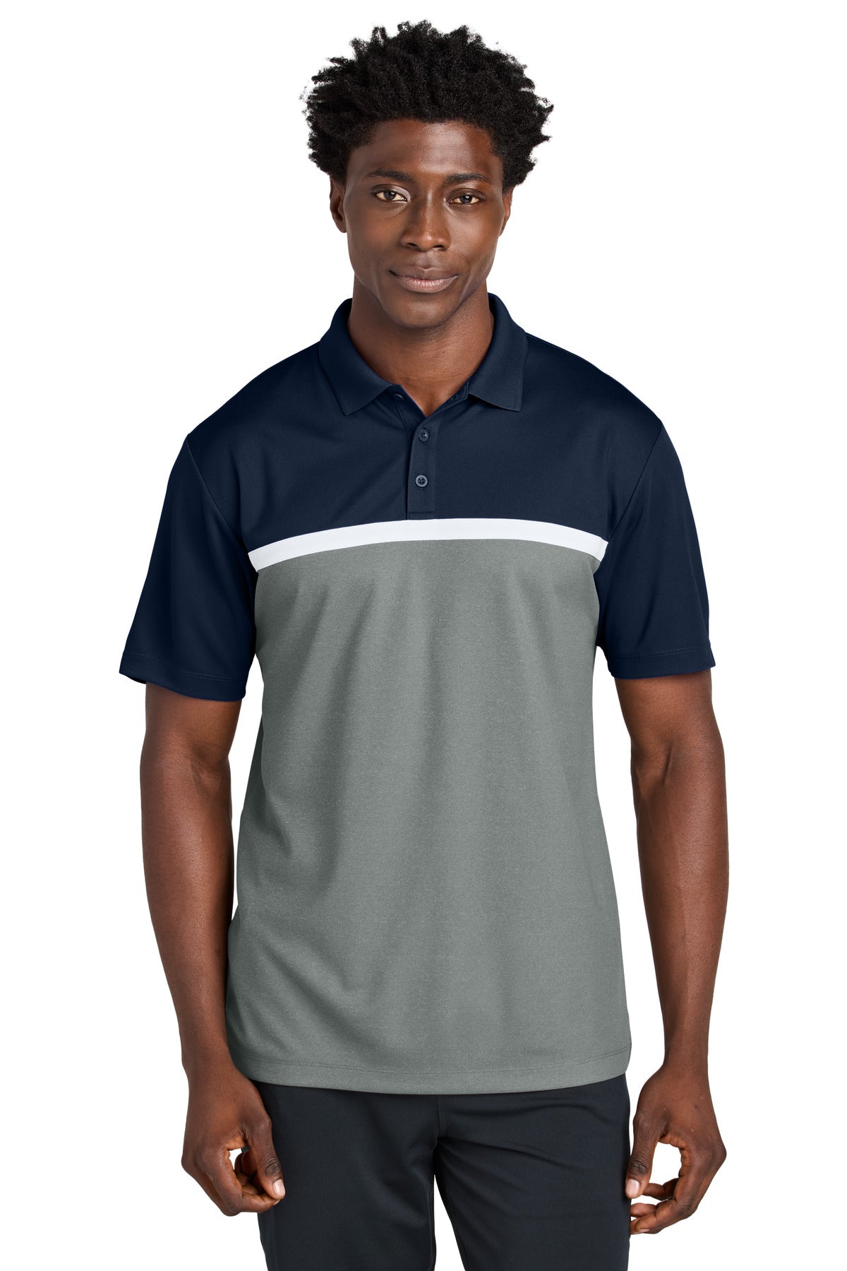 Sport-Tek ® UV Micropique Colorblock Polo ST741