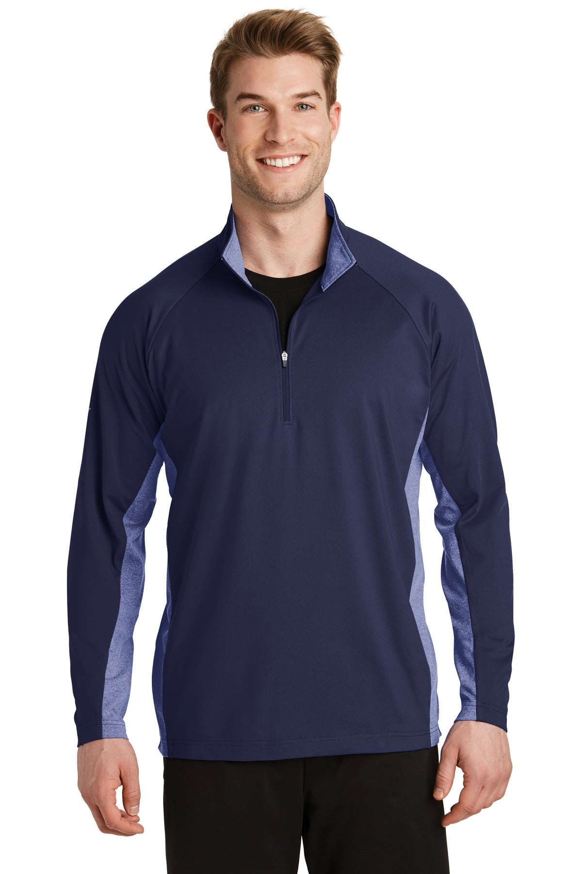 Sport-Tek ® Sport-Wick ® Stretch Contrast 1/4-Zip Pullover. ST854