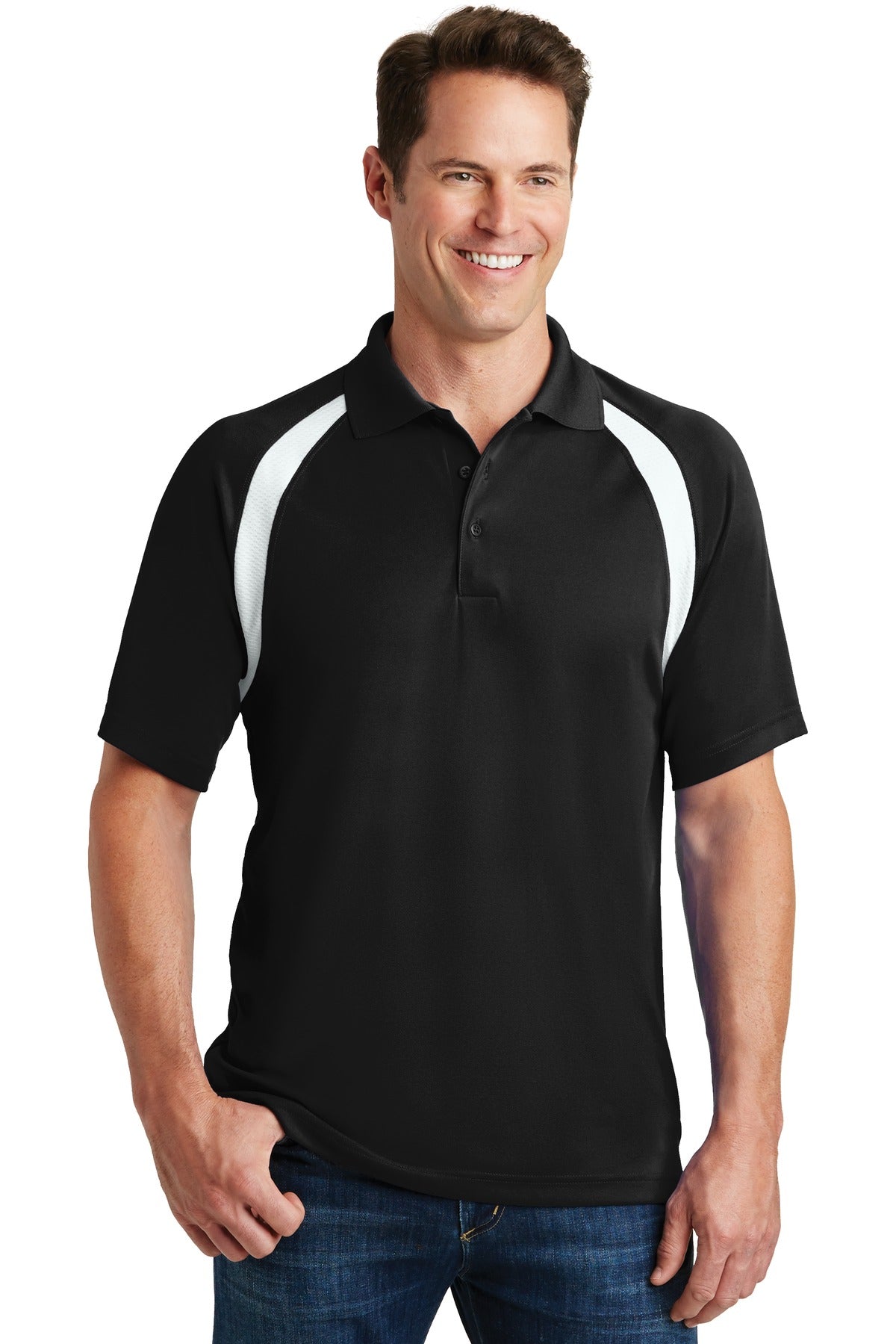Sport-Tek ® Dry Zone ® Colorblock Raglan Polo. T476