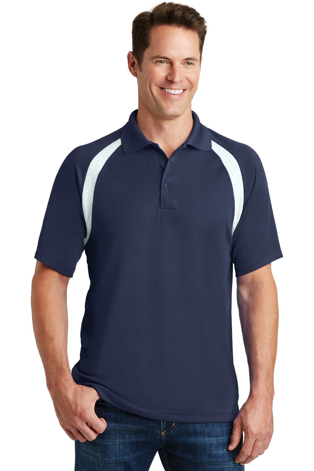 Sport-Tek ® Dry Zone ® Colorblock Raglan Polo. T476