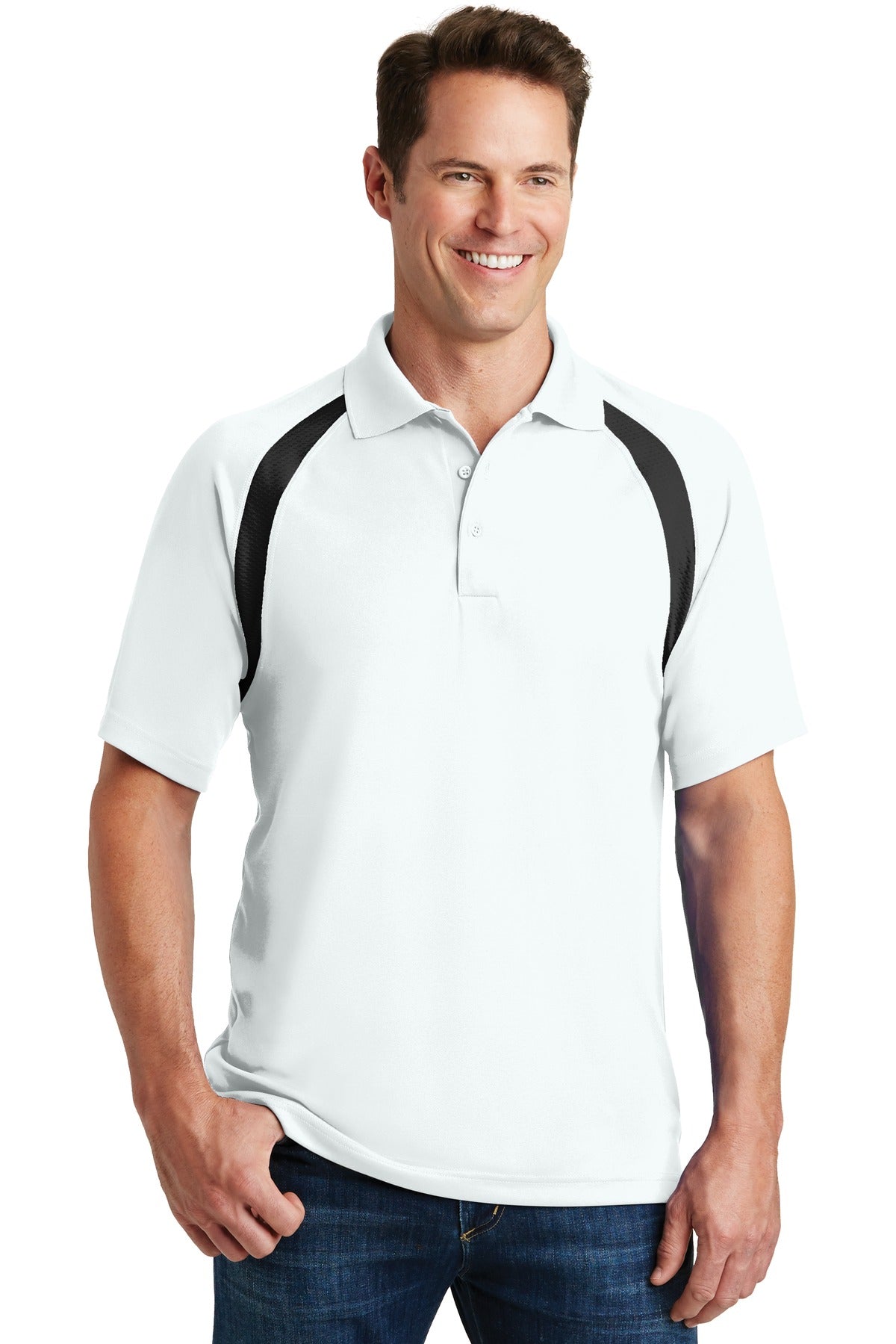 Sport-Tek ® Dry Zone ® Colorblock Raglan Polo. T476