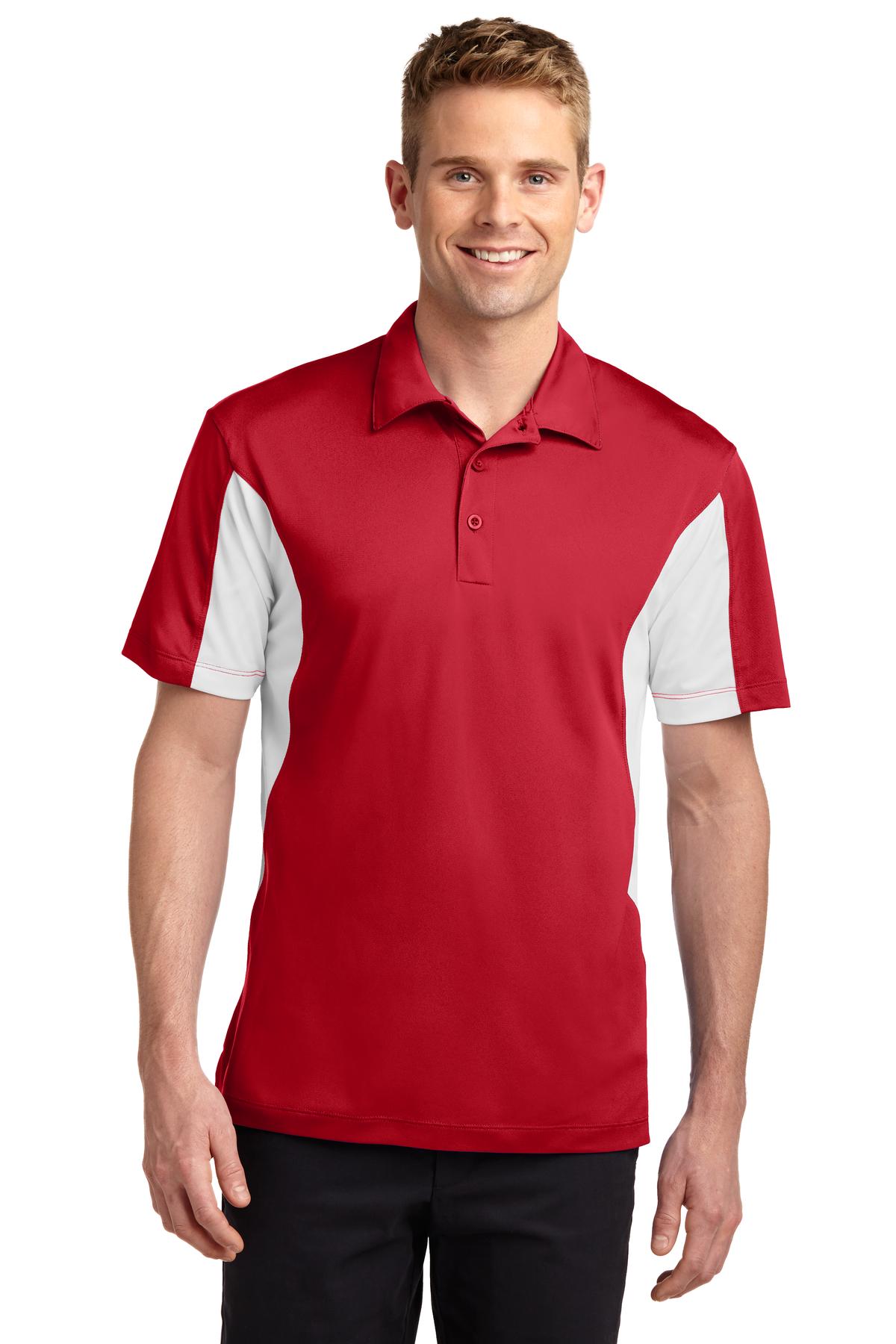 Sport-Tek ® Tall Side Blocked Micropique Sport-Wick ® Polo. TST655