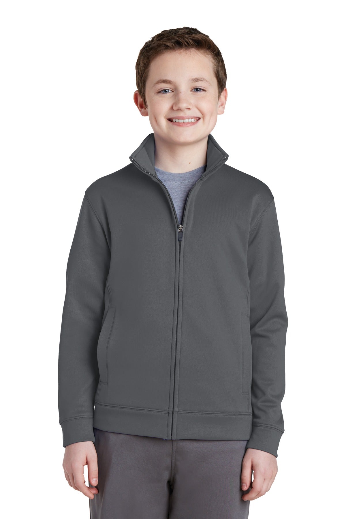 Sport-Tek ® Youth Sport-Wick ® Fleece Full-Zip Jacket. YST241