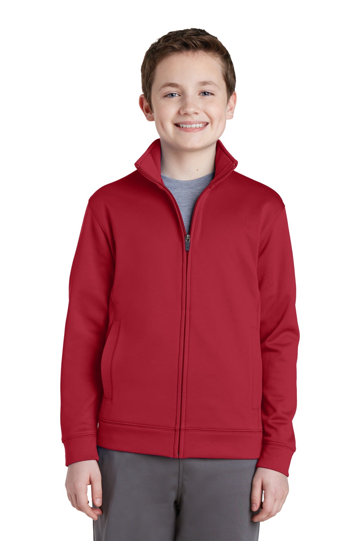 Sport-Tek ® Youth Sport-Wick ® Fleece Full-Zip Jacket. YST241