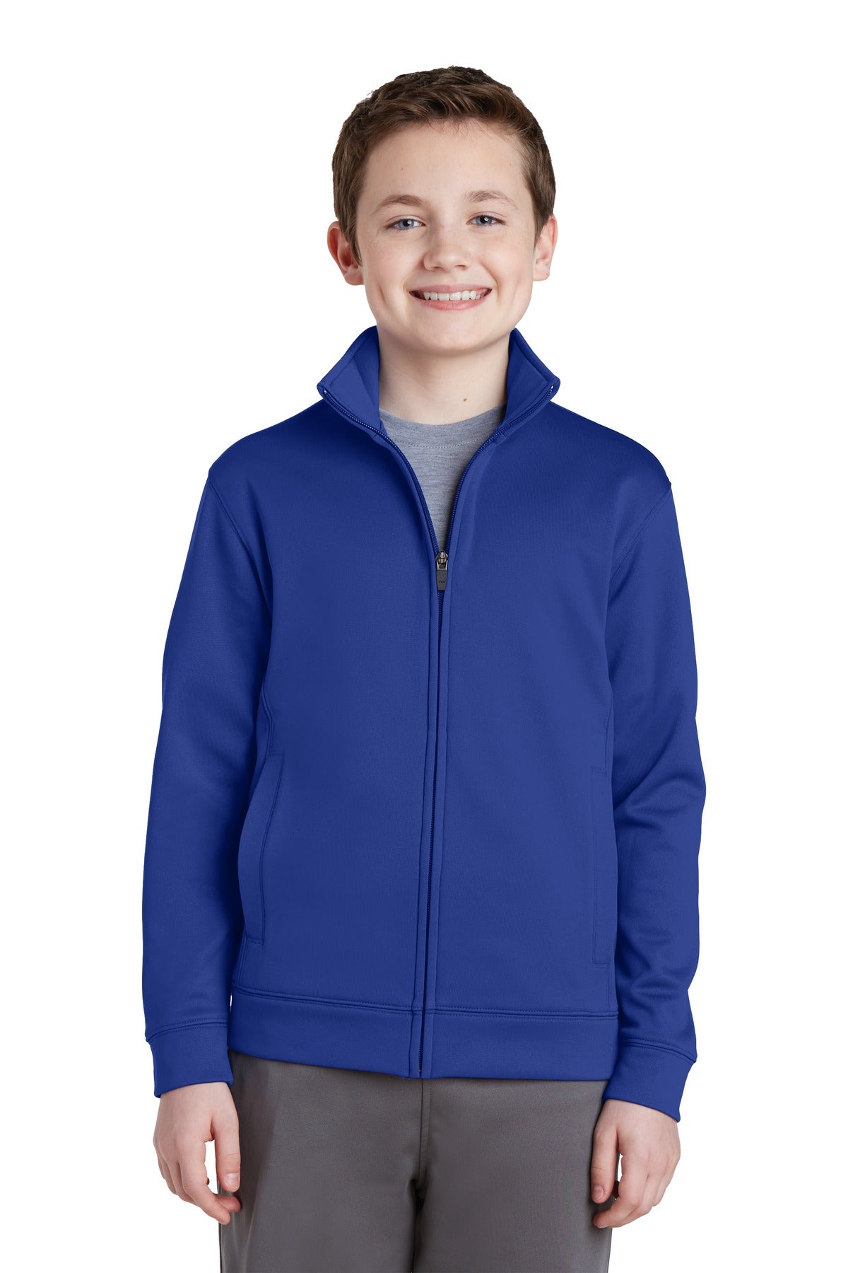 Sport-Tek ® Youth Sport-Wick ® Fleece Full-Zip Jacket. YST241