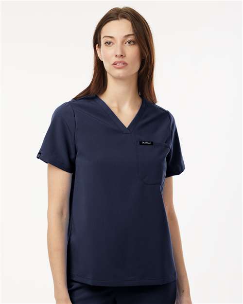 Women's Rhena Essential 1-Pocket Scrub V-Neck Top