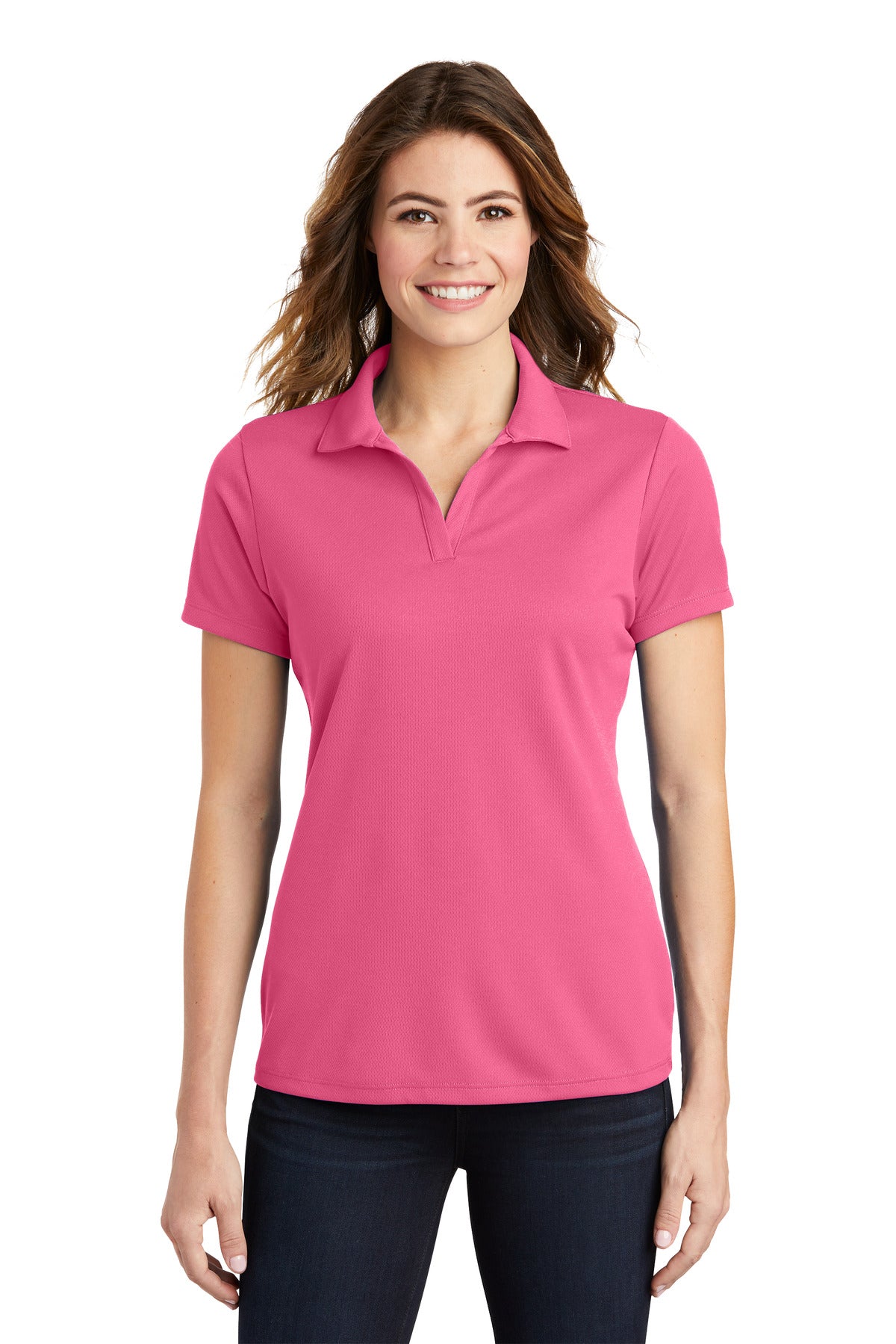 Sport-Tek ®  Women's PosiCharge ®  RacerMesh ®  Polo. LST640